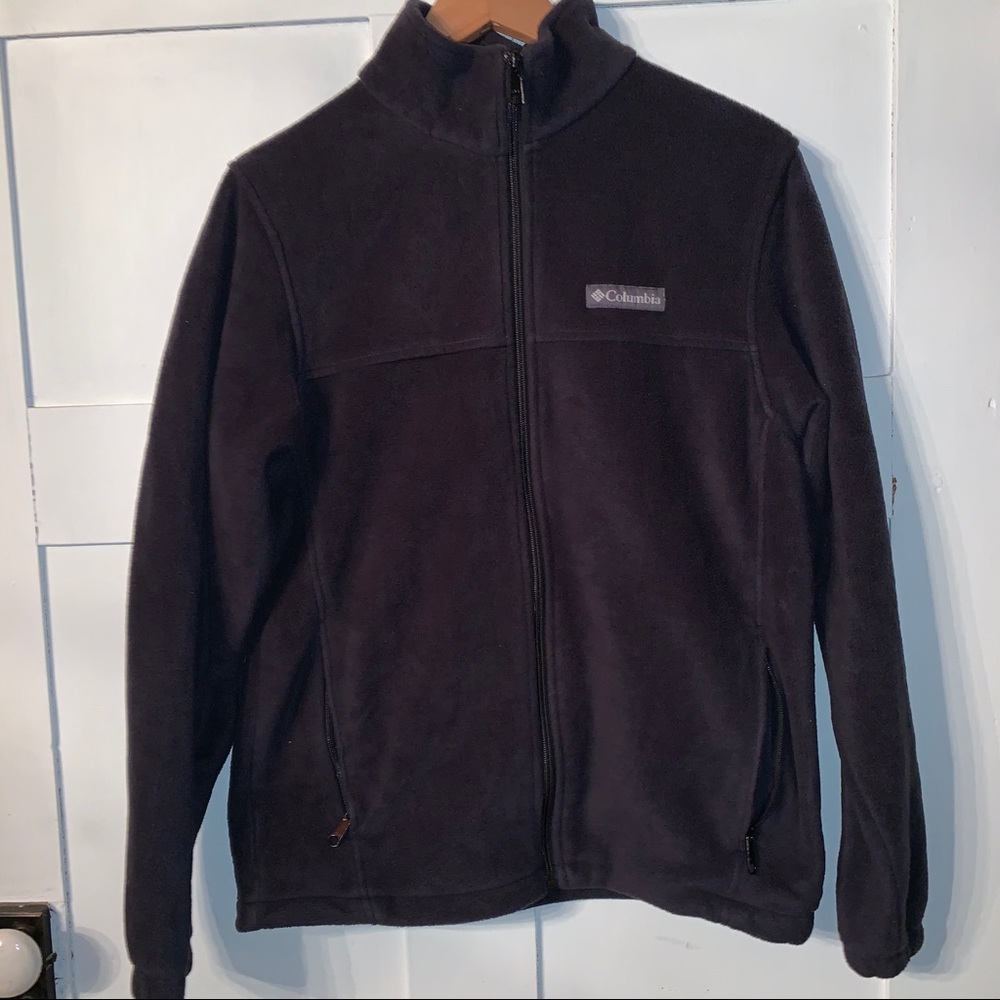 Columbia Black Full Zip Fleece